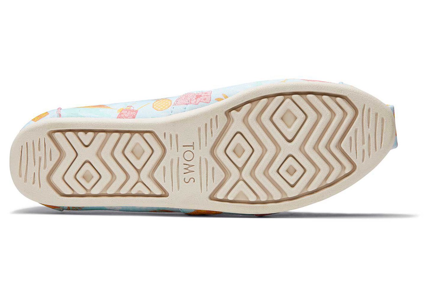 Toms Alpargata Tropical Tiki Espadrille Blue - Womens - 58903-MUDG